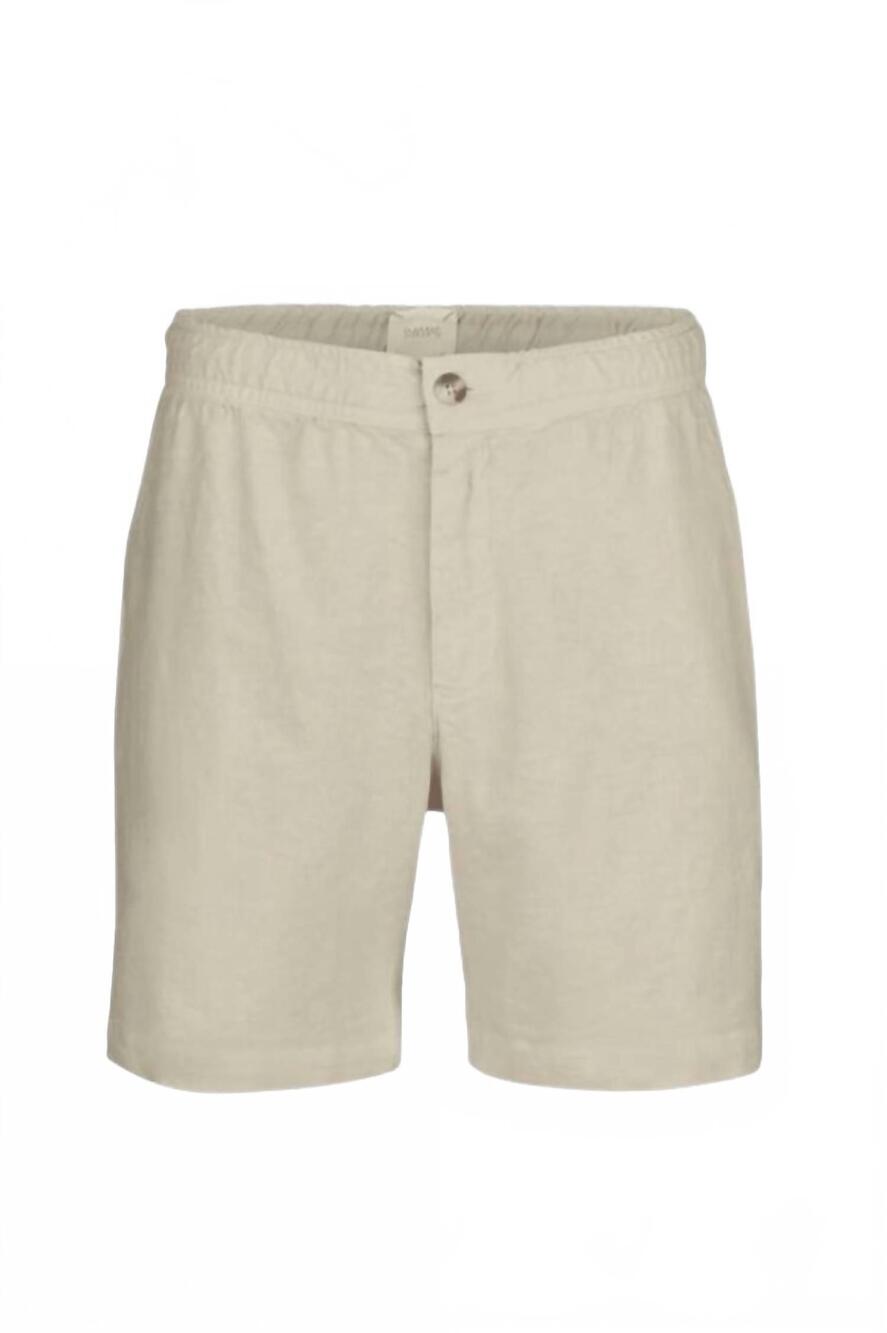 NEW SWIMS men's linen samos short in mist